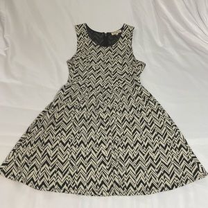 Black and white dress